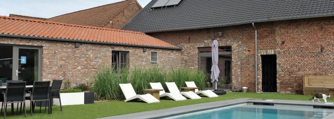 Countryside Cottage in Vlaanderen With Shared Pool Öne Çıkan Resim
