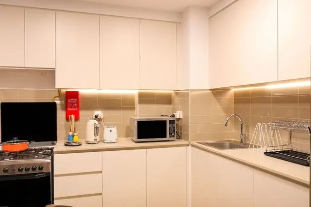 1 Bedroom Apartment in Hayat Boulevard - Mutfak