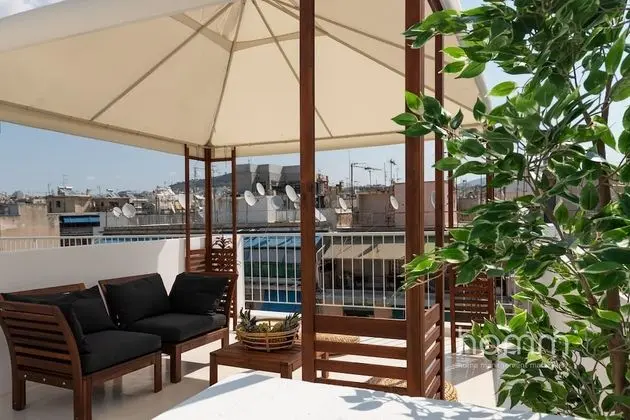 126m² homm Penthouse, Amazing Acropolis View, 9 ppl