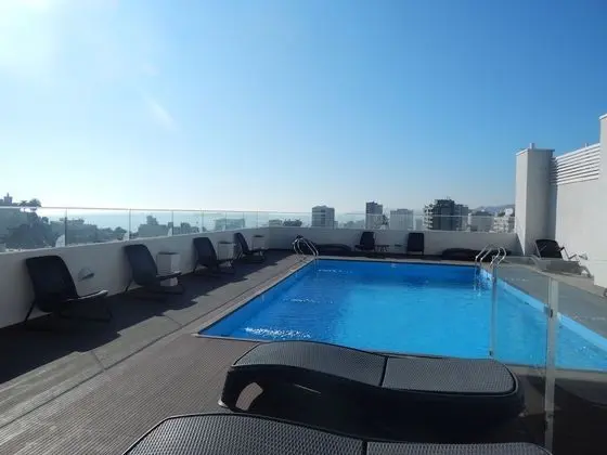 1504 Apartamento Centro Viana - Havuz