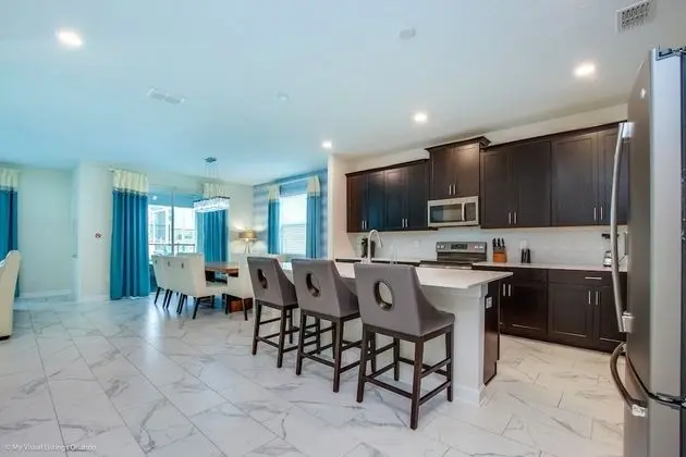 1580fd High End Champions Gate Furnished 6 bed - Mutfak
