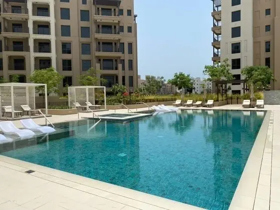 1Bed with Burj and Sea View Rahaal 1 MJL - Havuz