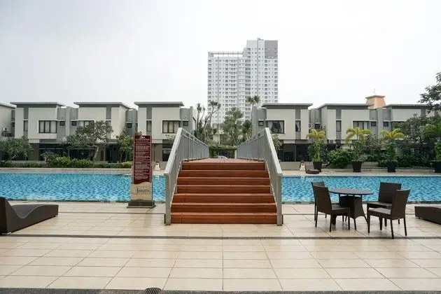 1BR Apartment at Cosmo Mansion near Grand Indonesia - Dış Mekan