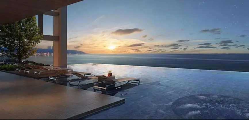 1BR Centric Sea 812 With Infinity Pool - Havuz