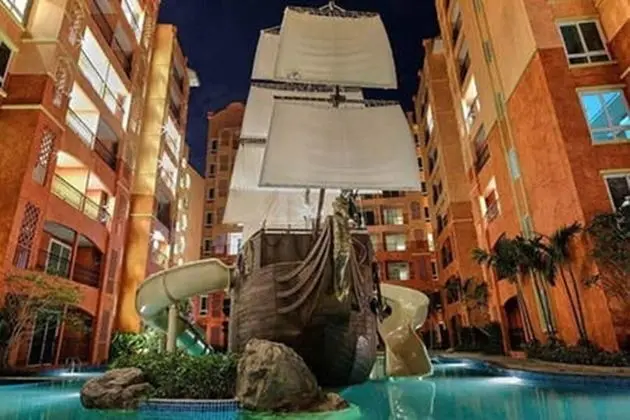1BR Pool View Seven Seas Jomtien - Dış Mekan