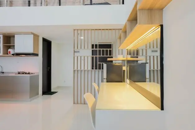1BR Spacious SOHO with Extra Bed @ Brooklyn Apartment - Mutfak