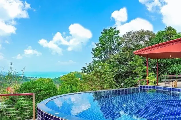 2 Bedroom Sea View Villa Mango SDV153-By Samui Dream Villas - Havuz