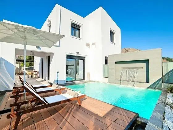 2 New Villas Next Each Other, Pool, Rent Separately or Together at Kournas Lake