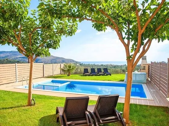 2 Villas Next to Each Other with Pool & Sea View - Havuz