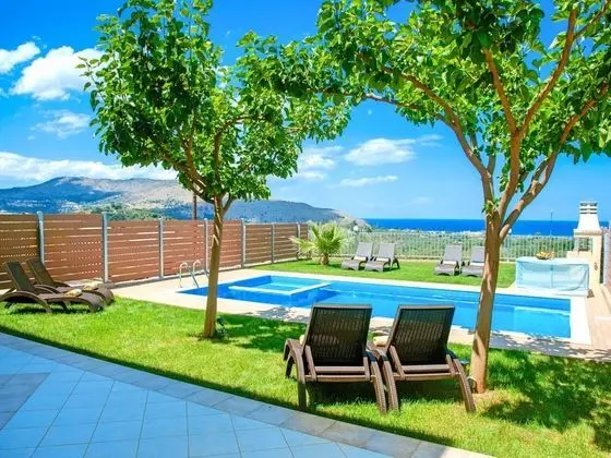 2 Villas Next to Each Other with Pool & Sea View - Havuz