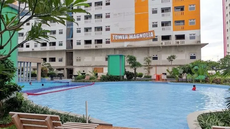 2BR at Green Pramuka Apartment with Mall Access