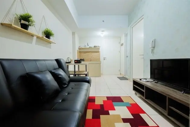 2BR + Sofa Bed The Springlake Summarecon Bekasi Apartment - Öne Çıkan Resim