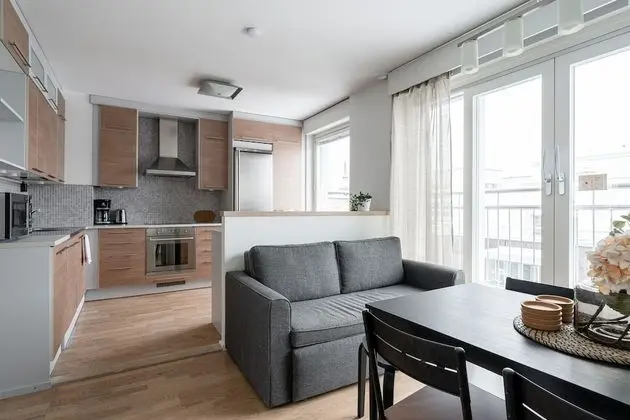 2ndhomes Koskenranta Apartment - Mutfak