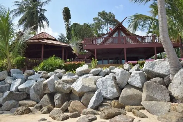 3 Bedroom Beach Front Villa with Private Pool - P3 SDV026-By Samui Dream Villas - Dış Mekan