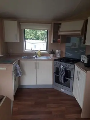 3-bedroom Caravan at Thorness bay - Mutfak