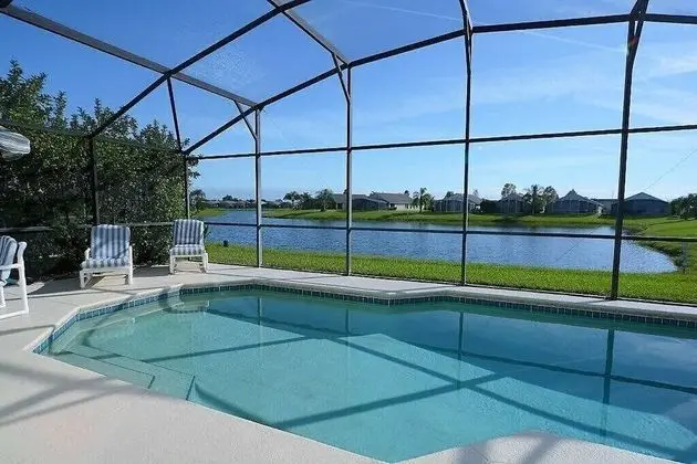 3 Bedroom Orlando Vacation Pool Home With Water View, Hot Tub, Games Room Near Disney!