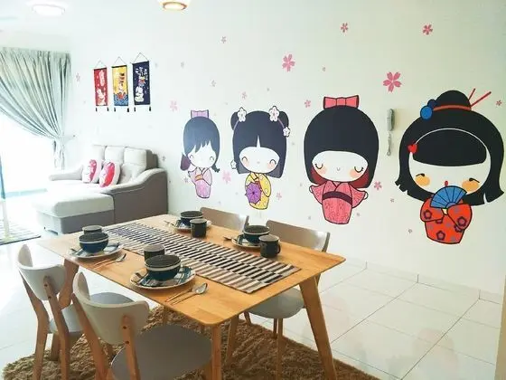 3BR Luxury Japanese Suite - AEON Bukit Indah - Yerinde Yemek