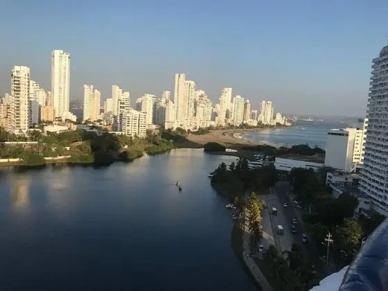 3mr8 Duplex Apartment In Cartagena Facing The Sea With Air Conditioning And Wifi