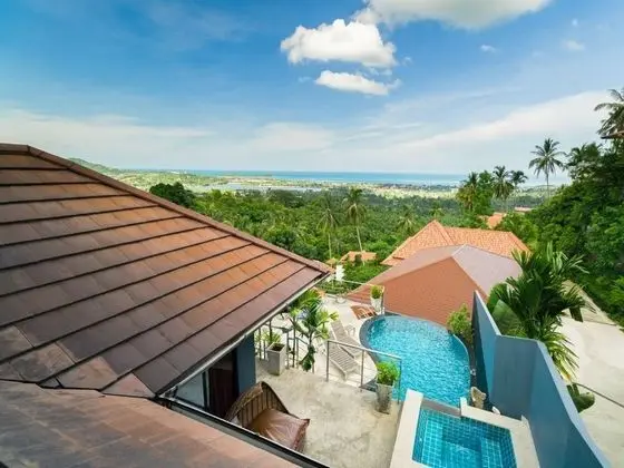 4 Bedroom Sea View Villa 1 - Chaweng Noi SDV161-By Samui Dream Villas - Dış Mekan
