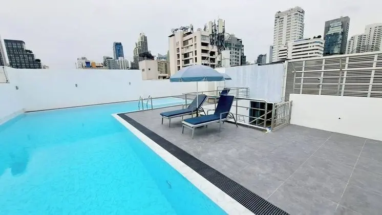 4a-lovely 2bedroom3baths In Bangkok City Downtown - Havuz