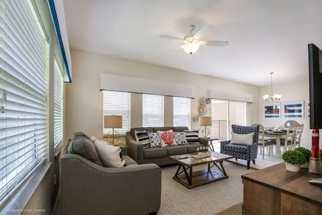 4BD Home With Full Size Pool Close to Disney 4550a - Oda Düzeni