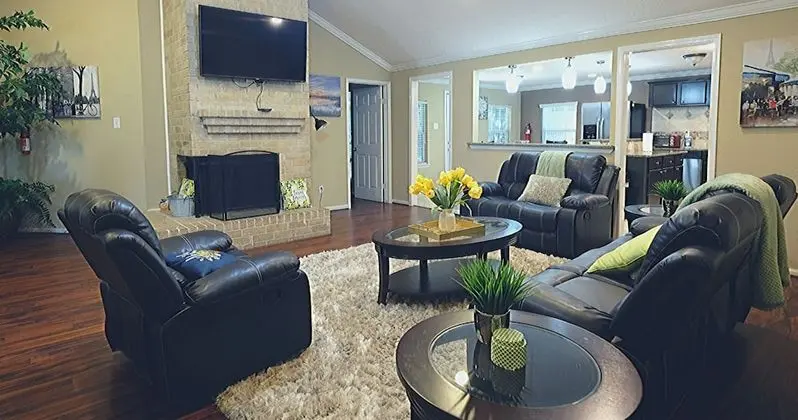 4Bdrm 2Bath 5Beds - NRG Rodeo - Big Home - Oda Düzeni
