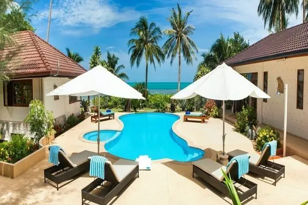 5 Bedroom Beachfront Villa Sea Breeze SDV229A-By Samui Dream Villas - Havuz