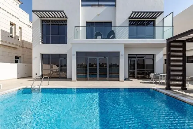 5Bed Villa-A Beach and Private Pool Palm - Havuz