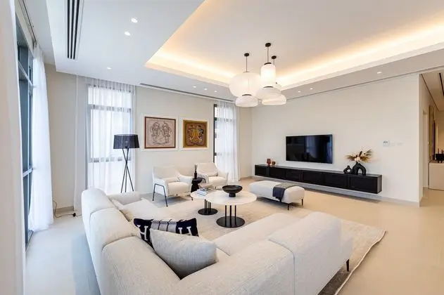 5Bed Villa-A Beach and Private Pool Palm - İç Mekan