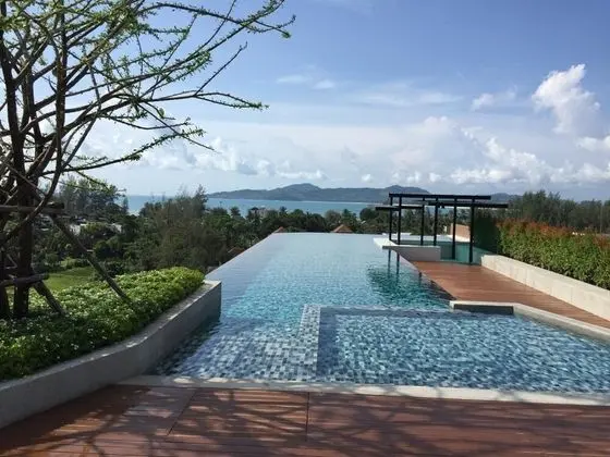 6Av 717 - Walk to Surin Beach Studio With Pool and gym - Havuz