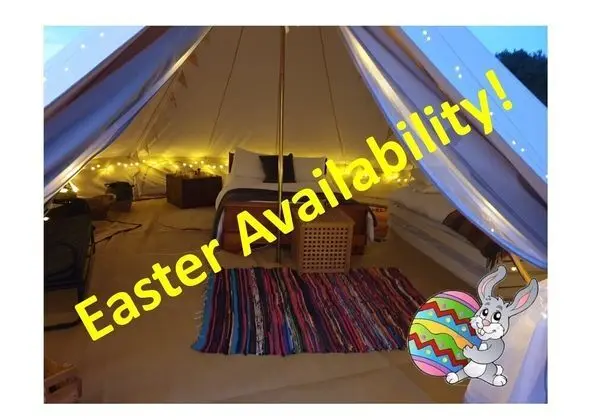 6m Bell Tent With log Burner, Located Near Whitby - Öne Çıkan Resim