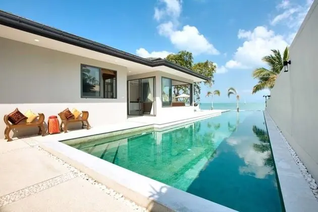 7 Bed Beautiful Beach Front Villa SDV031-By Samui Dream Villas - Havuz
