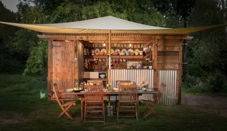8-bed Lotus Belle Mahal Tent in The Wye Valley - Havuz