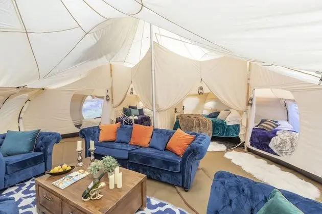 8-bed Lotus Belle Mahal Tent in The Wye Valley - Oda