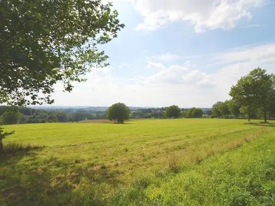 With a Broad View Over the Hilly Landscape