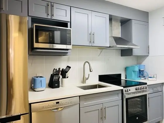 A Lovely Studio with Full Kitchen & AC - Mutfak