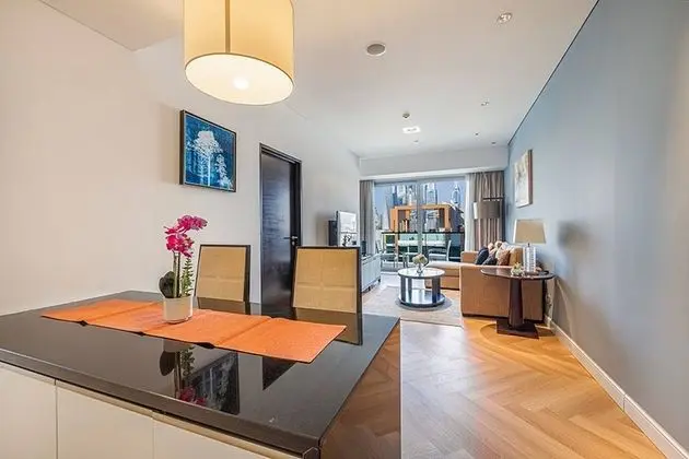 The Address Marina 1br Incl Hotel Facilities - Mutfak