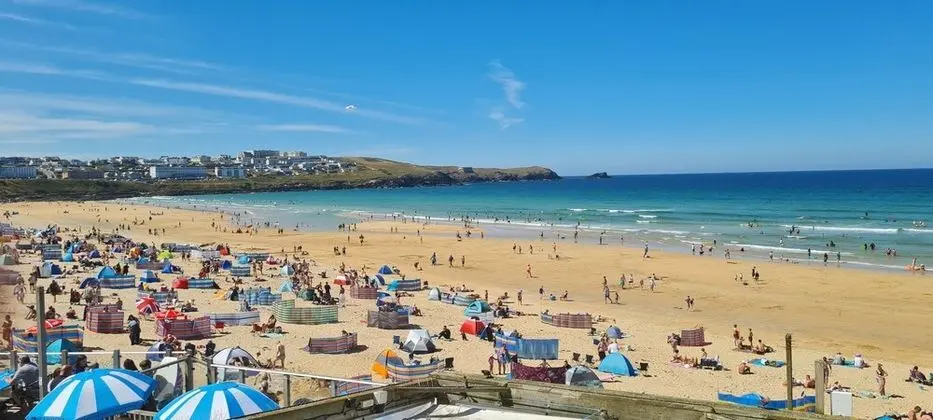 Adorable Caravan in Newquay Bay Resorts Nb98 - Plaj