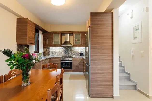 Aelia Villa by the beach - Panoramic Seaview - Mutfak