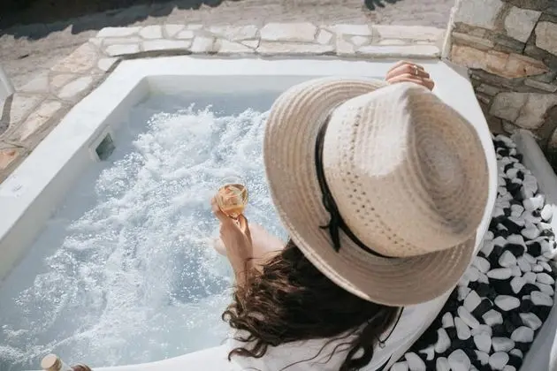 Aeolos Luxury Villas Suites Superior Sea View Villa With Outdoor Jacuzzi