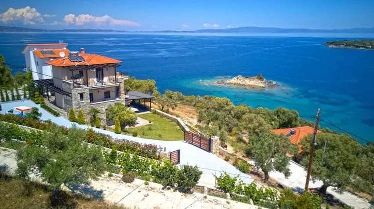 Aeriko Amazing Sea View Villa Galini - Öne Çıkan Resim