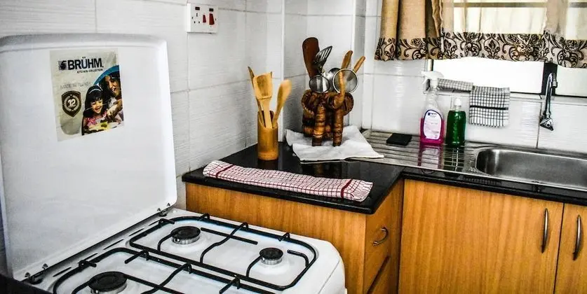 Affordable furnished studio apartment - Mutfak