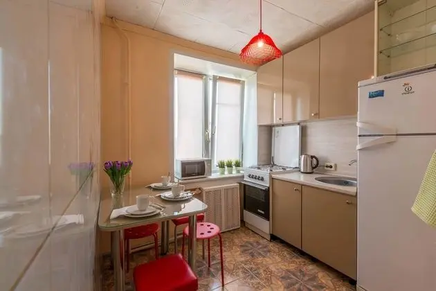 AG Apartment on Mashinostroenya 9, 199 - Mutfak