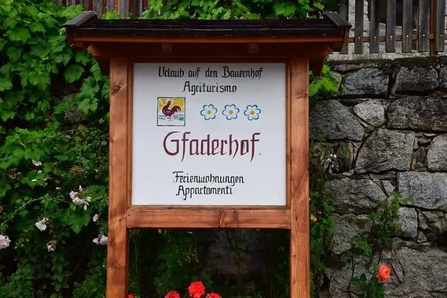 Agriturismo Gfaderhof Ferienwohnungen - Lobi