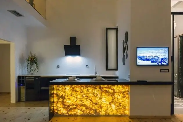 Aigli Seafront Loft-Bespoke Design Gem - Mutfak