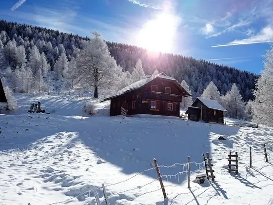 Alpine Chalet in Sankt Oswald near Ski Lift