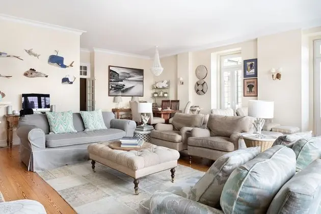 ALTIDO Beach Chic 3BR w/BBQ & 2 Terraces in Estoril - Öne Çıkan Resim