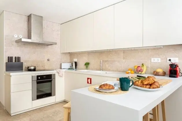 ALTIDO Bright&elegant 2BR home w/ workspace& huge terrace in Pena, close by viewpoint - Mutfak