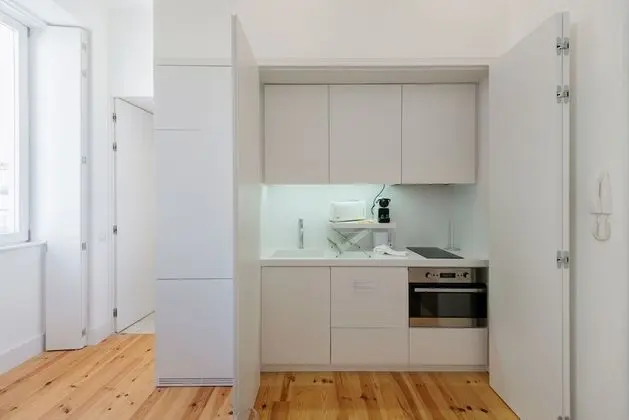 ALTIDO Chic studio w/city view in Santa Catarina, 10mins from São Bento Palace - Mutfak