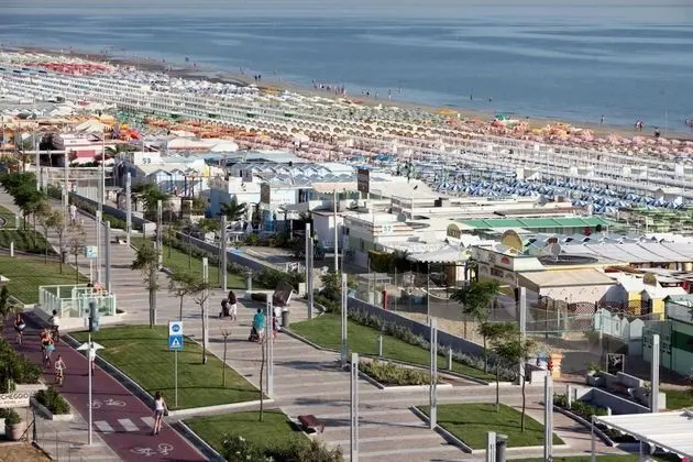 Hotel Amalfi riccione - Plaj